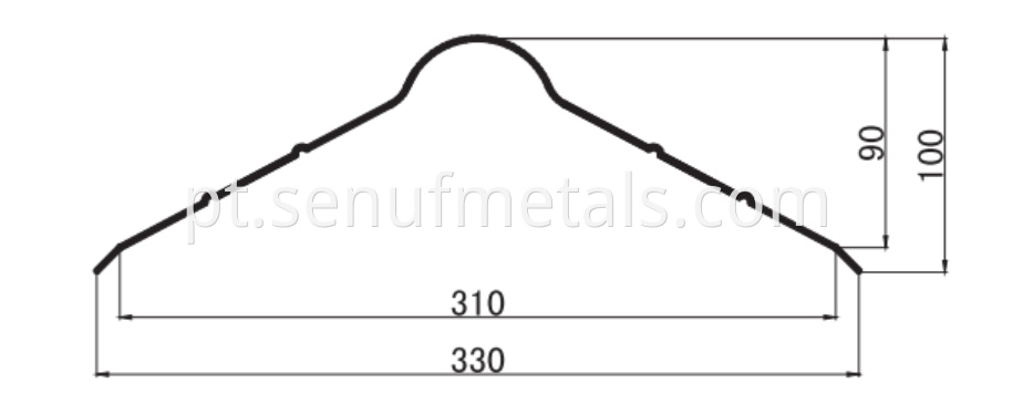 ridge cap drawing